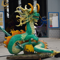 SGAD173 Modèle de dragon animatronique fait à la main robotique de dragon chinois de haute qualité pour parc à thème