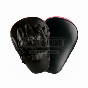 Manoplas de perforación curvas con punto de destino para boxeo Muay Thai MMA Kickboxing entrenamientos almohadillas de enfoque ajustables con relleno grueso - Product Image 1