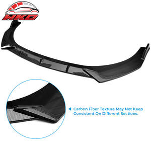 สำหรับรถยนต์ฮุนได เอลันตร้า ปี 2021-2023 รุ่น 4 ประตู ซีดาน ลายคาร์บอนไฟเบอร์ ชุดแต่งกันชนหน้า 3 ชิ้น วัสดุ PP คุณภาพสูง - Product Image 4