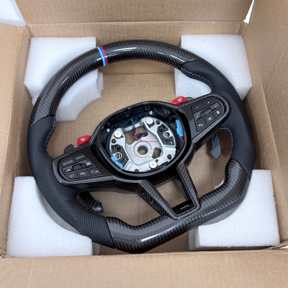 Custom Carbone Volant Lenkrad Steering Wheel (BMW Fitment), photo 4
