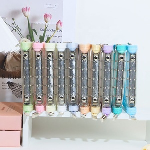 M5 바인더 5 링 반짝이 Pvc 바인더 포토 카드 앨범 현금 봉투 시스템 저널 플래너를위한 느슨한 잎 노트북 쉘 - Product Image 4