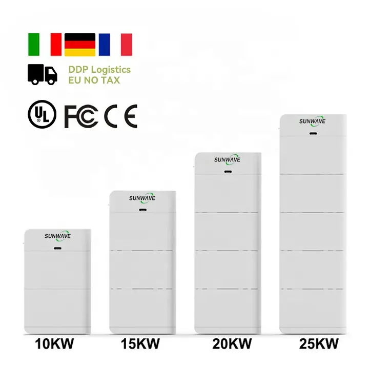 Nieuwe Energie 10kwh 20kwh 30kwh 40kwh Stapelbare Lithium-Ionbatterij Voor Zonne-Energie Opslagsysteem