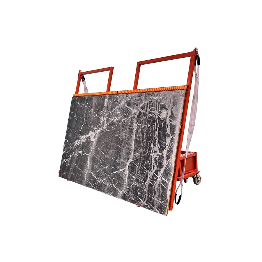 Wholesale portable collapsible granite marble slab trolley cart heavy duty transport cart A