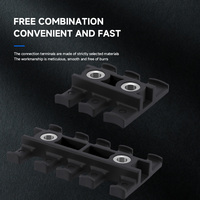 KZL Steel Snap-in Cable Tie Plate Terminal Connector untuk Rel DIN35 & C-shaped NS30/15 Papan Pengurang Beban Kelas Atas 600V