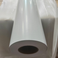 Rouleau de vinyle auto-adhésif en PVC de haute qualité 100 microns 140g matériaux imprimables pour l'impression éco-solvant