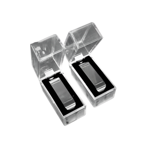 Factory Rectangle Mini Travel Size Plastic Transparent Watch Storage Box