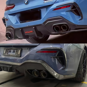 Pour Série 8 G14 G15 G16 Décoration de pare-chocs arrière en carbone sec 2018-2025 - Product Image 3