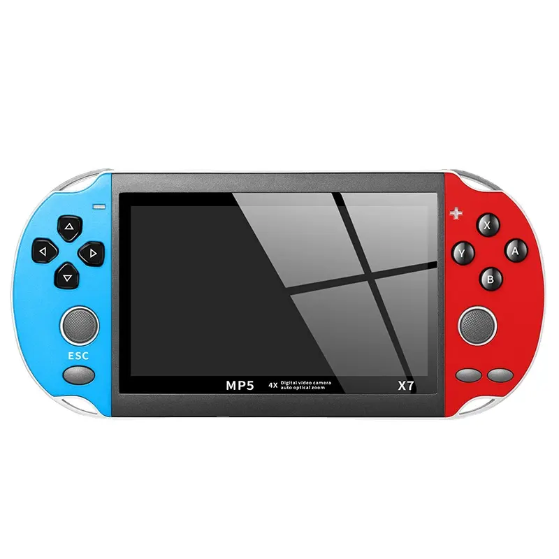 Portable 8gb 4.3 pouces écran X7 Console de jeu vidéo portable Consola Player Support Gba Sfc Arcade Games