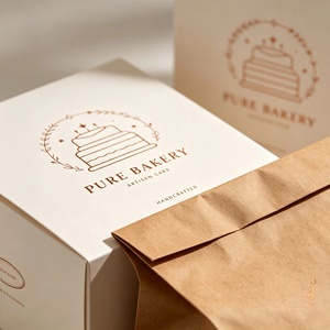 Cajas para Pasteles Impresas Personalizadas al por Mayor, Caja de Embalaje para Cupcakes, Contenedor de Alimentos Desechable Ecológico para Donuts, Pasteles y Galletas - Product Image 2