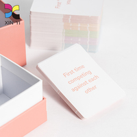 Jeu de cartes de jeu personnalisé Deep Connection Card Printing Conversation Question Card Game