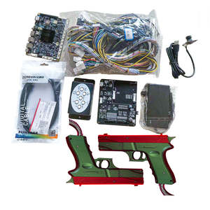 Máquina de disparos operada con monedas, equipo de juego de disparos para arcade, juego interactivo de disparos con monedas, juego de disparos para arcade para dos jugadores - Product Image 4