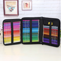 DASHENG vente en gros 72 crayons de couleur à base d'huile ensemble dans un sac à main noir pour le dessin et la peinture des enfants de l'école