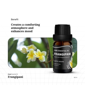 Huile Essentielle Pure de Frangipanier Selensia Aromathérapie, Parfum Floral Tropical Exotique, Vente en Gros pour Spas de Luxe - Product Image 1