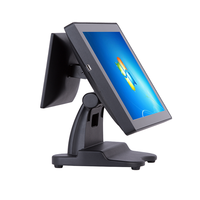 Venta al por Mayor de Fábrica: Terminal Punto de Venta (TPV) con Pantalla Táctil de 15 Pulgadas, Pantalla Dual, Hardware Todo en Uno, Caja Registradora para Comercio Minorista