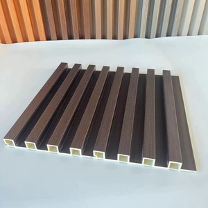 Decorativo quattro/cinque/sei/sette pannelli scanalati Pvc Wpc pannello di parete per la decorazione della parete - Product Image 6
