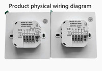 Termostato WiFi Tuya para Calefacción por Suelo Radiante Eléctrico, 16A 25A, Caldera de Agua y Gas, Programable, Control por Voz con Alexa y Google Home