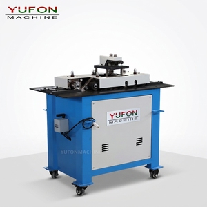 Máquina formadora de cuellos Pittsburgh de chapa de acero para conductos cuadrados Yufon, para fabricación de tuberías <span class=keywords><strong>HVAC</strong></span> - Product Image 1