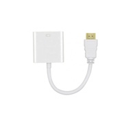 Adaptador de HDTV a VGA con Cubierta de PVC y Blindaje Trenzado, Plug and Play para Computadora y Proyector, Conversor de Video 1080p