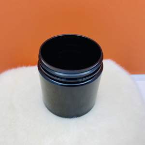 Bocaux en plastique PET noirs de 5 oz, à large ouverture, anti-lumière, avec couvercles à vis, impression sérigraphique pour emballage de savon liquide et de poudre libre - Product Image 5