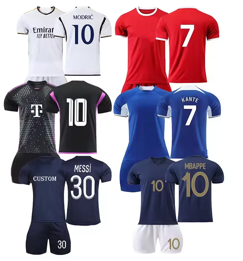 Factory Price Classic Football Jerseys Wear Set Thailand Supplier Bulk Retro Wholesale Authentic Jersey Soccer For Sale