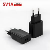 Adaptador de Corriente Doméstico Fácil de Usar 5V 1A 2A, Luz Nocturna, Router, Radio, Cepillo de Dientes Eléctrico, Monitor, Fuente de Alimentación USB DC para PC 5W 10W