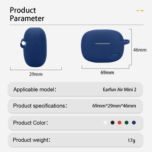Venta al por mayor funda para auriculares Earfun Air <span class=keywords><strong>Mini</strong></span> <span class=keywords><strong>2</strong></span>, funda de silicona para auriculares, funda para auriculares inalámbricos, funda para auriculares para <span class=keywords><strong>airpods</strong></span> PRO box - Product Image 3