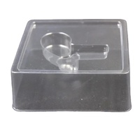 Boîtes d'emballage transparentes en plastique PET thermoformé personnalisables, matériaux recyclés, boîtes d'emballage carrées imprimées UV