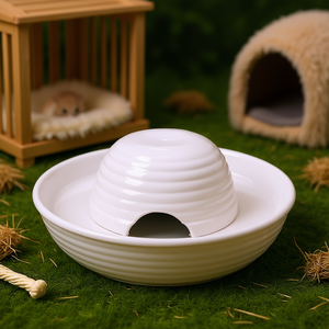 Mini VitalFlow - Bebedero Automático de Cerámica para Mascotas Pequeñas, 0.8 l, Color Blanco - Product Image 3