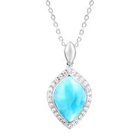 Bijoux en argent 925, design personnalisé, délicats, pierre de Larimar, signification spirituelle de la pierre de Larimar, bijoux en pierres de Larimar