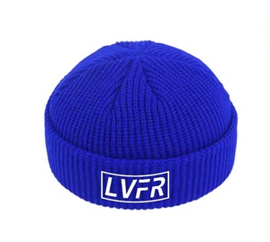 Pêcheur Pêcheurs Personnalisé Brodé Fisher Man Hommes Tricoté Crâne Scull Skully Casquettes D'hiver Chapeaux Muts Bonnet Bonnets pour Hommes - Product Image 2