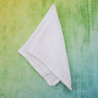 WML004 Serviettes en coton froissé double couche, torchons, chiffons à vaisselle et sets de table pour restaurants occidentaux et banquets – Vente chaude