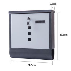 buzón al aire libre post carta sorpresa diseño adecuado para montado en la pared buzón <span class=keywords><strong>de</strong></span> correo carta <span class=keywords><strong>de</strong></span> caja <span class=keywords><strong>de</strong></span> Metal - Product Image 3