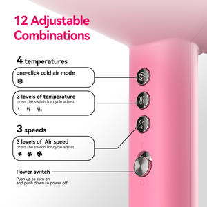 Secador de Pelo FirePhoenix con Motor sin Escobillas de 28.8mm BLDC 110000 RPM, Herramienta de Peinado Profesional de Larga Duración, Cable de 3.5m - Product Image 6