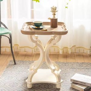 <span class=keywords><strong>Table</strong></span> <span class=keywords><strong>basse</strong></span> de salon de style antique industriel, en <span class=keywords><strong>bois</strong></span> <span class=keywords><strong>massif</strong></span>, avec pieds blancs, <span class=keywords><strong>table</strong></span> <span class=keywords><strong>basse</strong></span> ronde vintage en <span class=keywords><strong>bois</strong></span> vieilli - Product Image 6