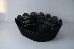 Ganzjahres-Haustier-Rattanhaus Umweltfreundliches Komfortables Haustierbett für Pelzige Freunde Weiden-Kunsthandwerk Katzenhaus - Product Image 5