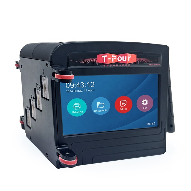 Portable Intelligent Handheld Inkjet Printer for Solvent Injection for Expiry Date Logo Plastic