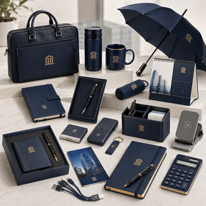 Coffret de bienvenue pour conférence, articles promotionnels portables imprimés numériquement, batterie externe et sac fourre-tout en toile, cadeau d'activité - Product Image 3
