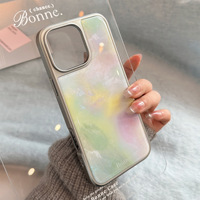 Coque de téléphone magnétique en TPU mat motif feux d'artifice violets pour iPhone 17/15 Max, design amour pour femme