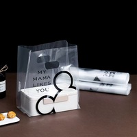 Sacs en plastique transparent pour boulangerie en gros - Toast, gâteau, dessert, à emporter, impression de logo, sac en plastique transparent à emporter