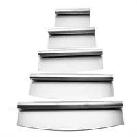 Grattoir de banc multifonctionnel, pouces, grand grattoir à pâte Durable, en acier inoxydable, en cuivre, coupe-pâtisserie pour la cuisson
