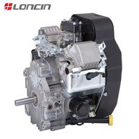 Motor de Gasolina Loncin LC2P80F de Doble Cilindro, 4 Tiempos, 764CC, Arranque Eléctrico, Refrigerado por Aire, Eje Vertical, 17.2kW de Potencia