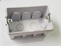 Boîte de sortie électrique en plastique pvc, pièces, outil d'assemblage