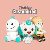 CE ASTM jouet en peluche alien design personnalisé animal en peluche détachable faites vos propres jouets en peluche mascotte poupées cadeaux
