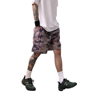 Wholesale Summer New High Quality 100% Cotton Camouflage Fabric Baggy Cargo <b>Short</b> Pants Men's Casual <b>Camo</b> <b>Shorts</b> - Product Image 5