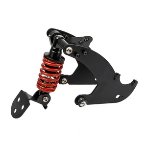 Ulip Scooter Rear Suspension For Xiaomi 3 Scooter Spare Parts Rear Shock Absorber With Fender Lamp Kit For Xiaomi Accessories