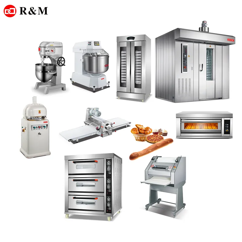 Hecho en China Foshan medio industrial en Turquía pan árabe equipo de panadería máquina para hornear pan y herramientas utensilios