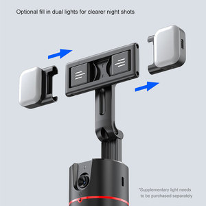 Control inalámbrico Seguimiento de movimiento Soporte para teléfono <span class=keywords><strong>Pivo</strong></span> Pod 360 grados Roll Axis Gimbal Estabilizador Teléfono celular Seguimiento de disparos - Product Image 5