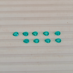 Piedra preciosa YAG cultivada en laboratorio, corte pera, claridad brillante, facetada, calidad premium, para la fabricación de joyas, hecha a mano. - Product Image 4