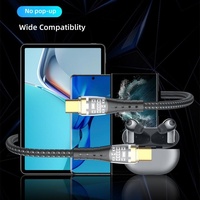 Kabel Pengisian Daya USB C ke C Transparan Desain Baru 100w 3.3ft 6.6ft 9.9ft Kabel USB C Visual untuk Perangkat Seluler dengan Port Tipe C