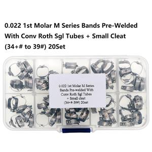 歯科矯正用第一大臼歯コラバンド # 28-44.5 口腔チューブ付き - Product Image 5